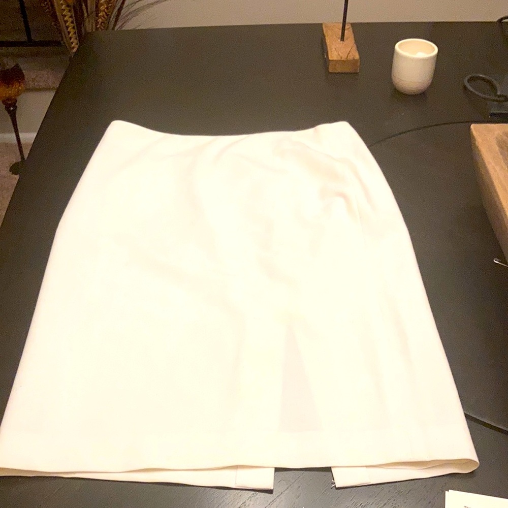 Cream pencil skirt Aden B